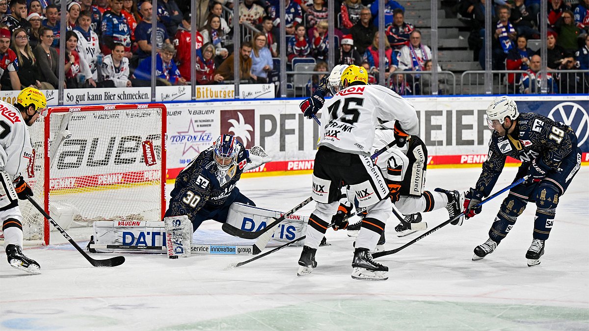 Löwen holen sich einen Punkt in Mannheim - Löwen Frankfurt